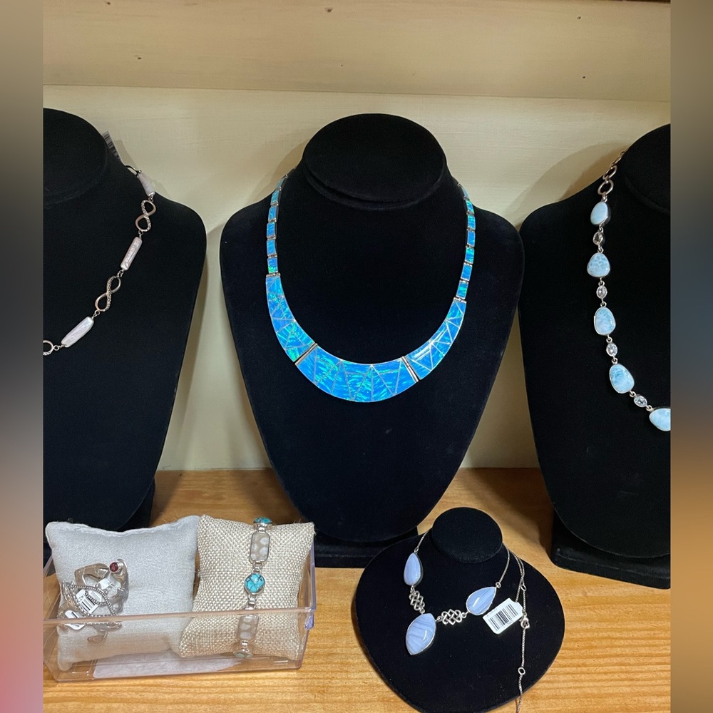 Live in the wild show necklace silver